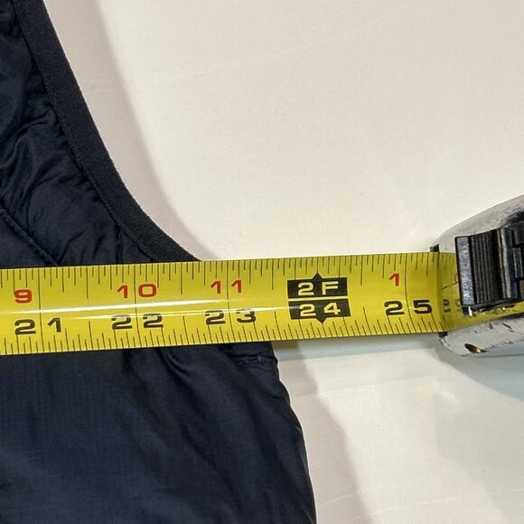 Vintage Nike Puffer Vest Mens XLT Extra Large Tall Blue Y2K Grey Duck Down - Picture 9 of 16